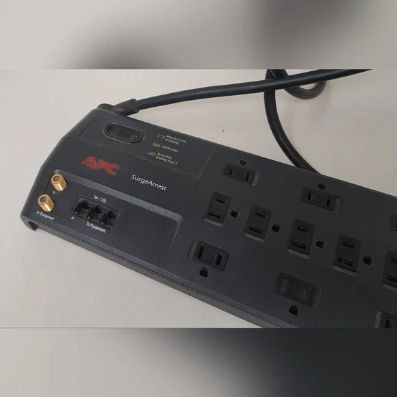 APC Power Surge Arrest 11 Outlets Tele + Coaxial 3020J Surge P11VT3 Electronics - Picture 2 of 5